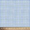 Blue Gingham Check Cotton Fabric | By the Yard | Sewing and Crafting | 44 inches wide